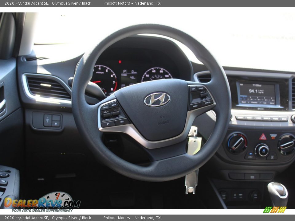 2020 Hyundai Accent SE Olympus Silver / Black Photo #21