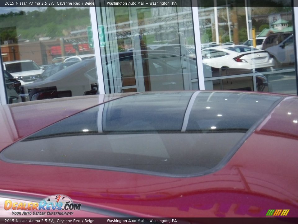 2015 Nissan Altima 2.5 SV Cayenne Red / Beige Photo #3