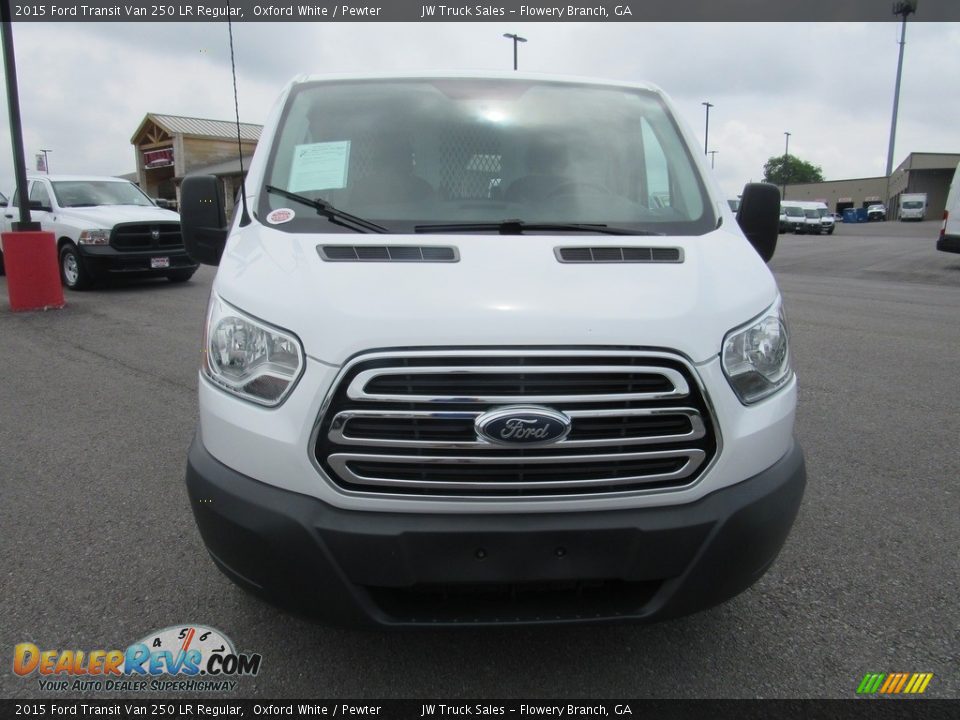 2015 Ford Transit Van 250 LR Regular Oxford White / Pewter Photo #8