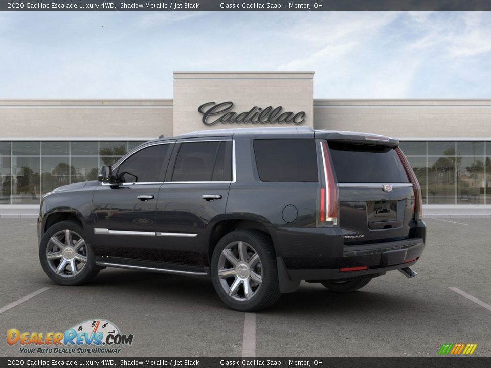 2020 Cadillac Escalade Luxury 4WD Shadow Metallic / Jet Black Photo #6
