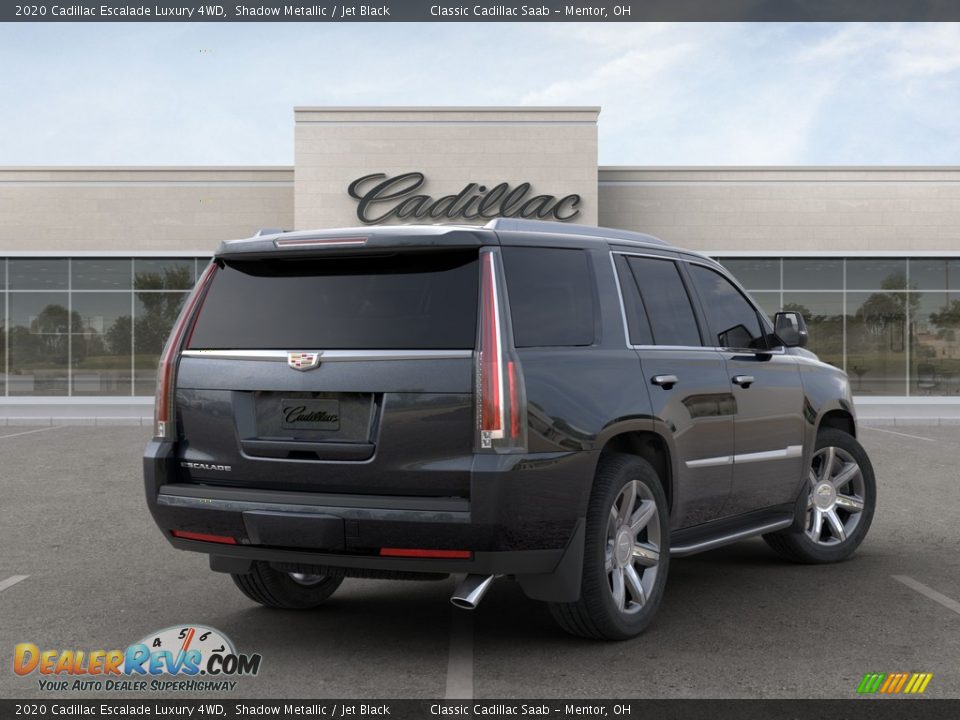 2020 Cadillac Escalade Luxury 4WD Shadow Metallic / Jet Black Photo #7