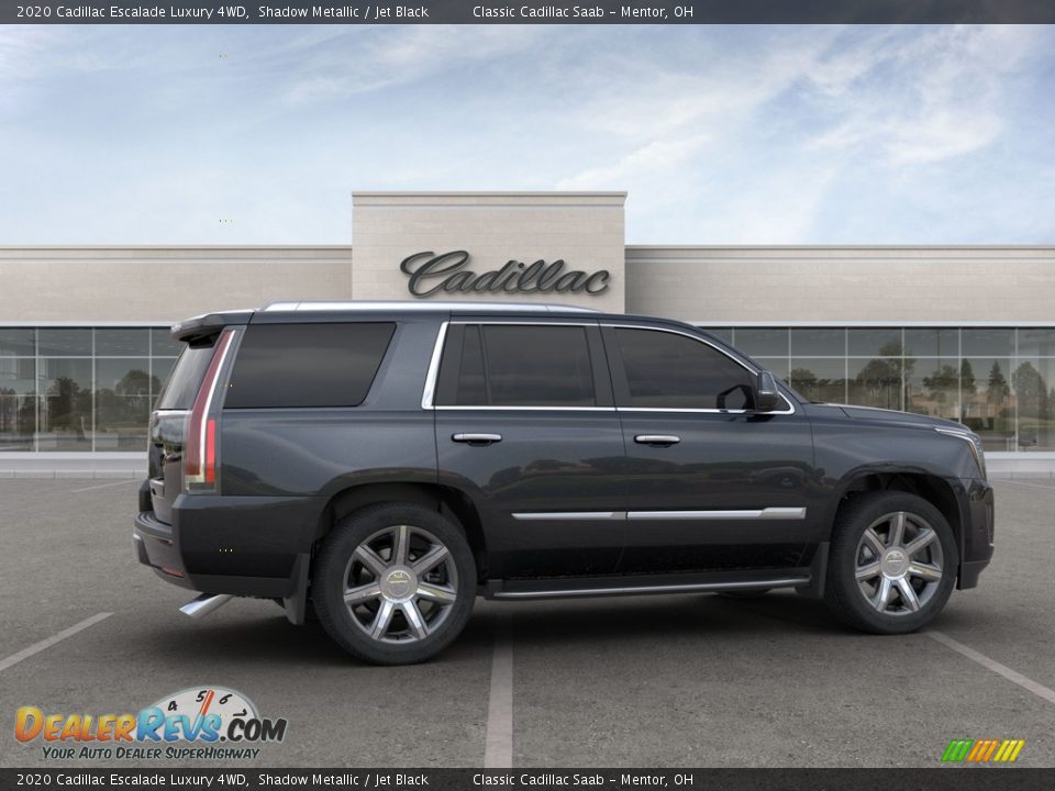 2020 Cadillac Escalade Luxury 4WD Shadow Metallic / Jet Black Photo #8