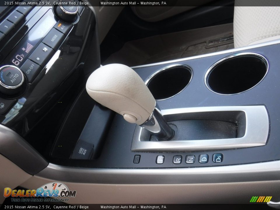 2015 Nissan Altima 2.5 SV Cayenne Red / Beige Photo #18