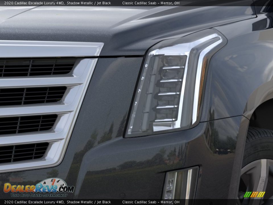 2020 Cadillac Escalade Luxury 4WD Shadow Metallic / Jet Black Photo #11