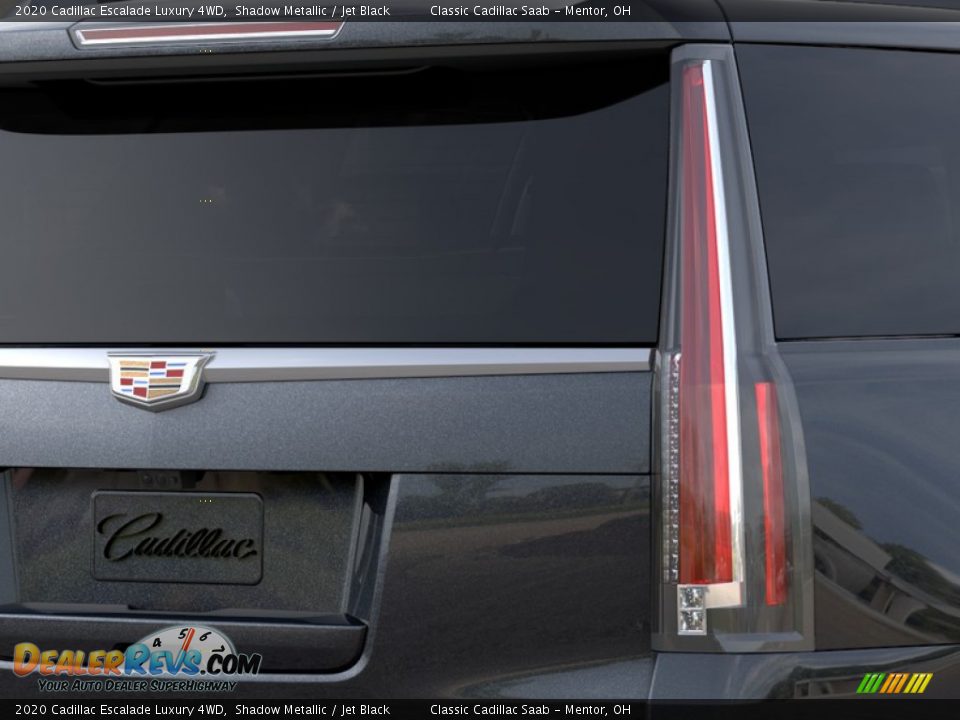 2020 Cadillac Escalade Luxury 4WD Shadow Metallic / Jet Black Photo #12