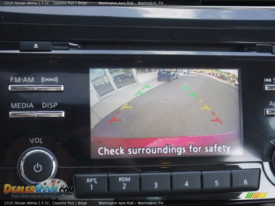 2015 Nissan Altima 2.5 SV Cayenne Red / Beige Photo #20