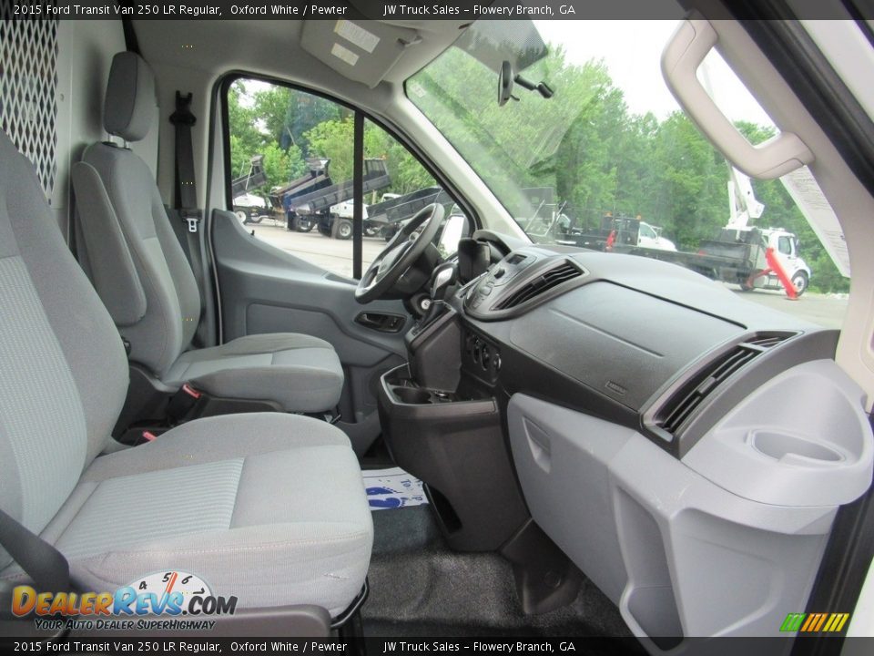 2015 Ford Transit Van 250 LR Regular Oxford White / Pewter Photo #19