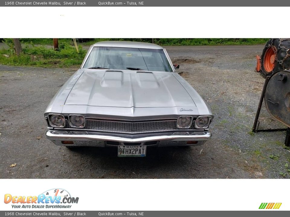 1968 Chevrolet Chevelle Malibu Silver / Black Photo #2