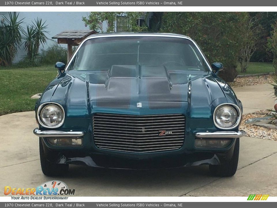 1970 Chevrolet Camaro Z28 Dark Teal / Black Photo #2