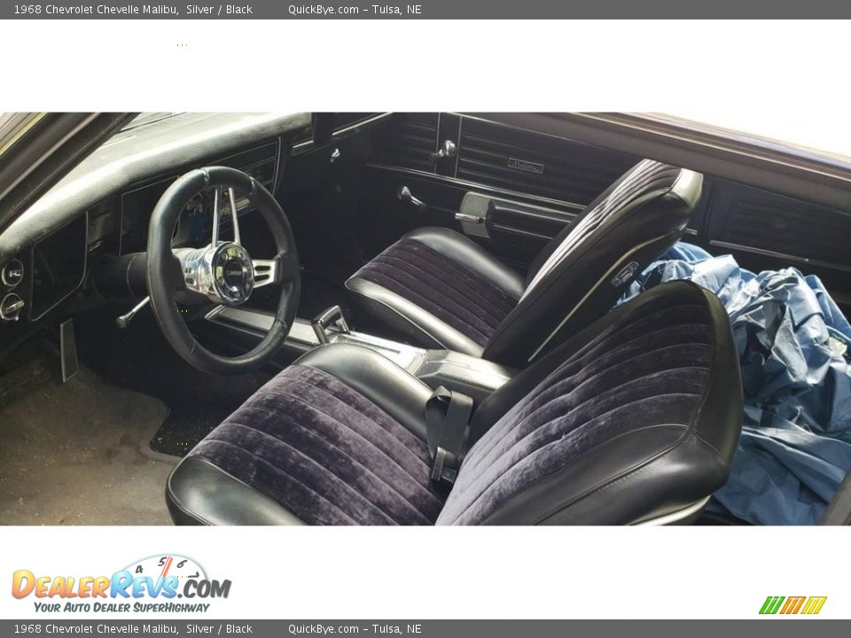 1968 Chevrolet Chevelle Malibu Silver / Black Photo #4