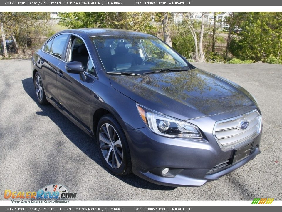 2017 Subaru Legacy 2.5i Limited Carbide Gray Metallic / Slate Black Photo #3