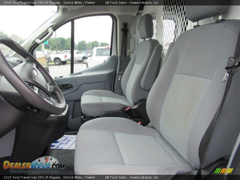 Front Seat of 2015 Ford Transit Van 250 LR Regular Photo #22