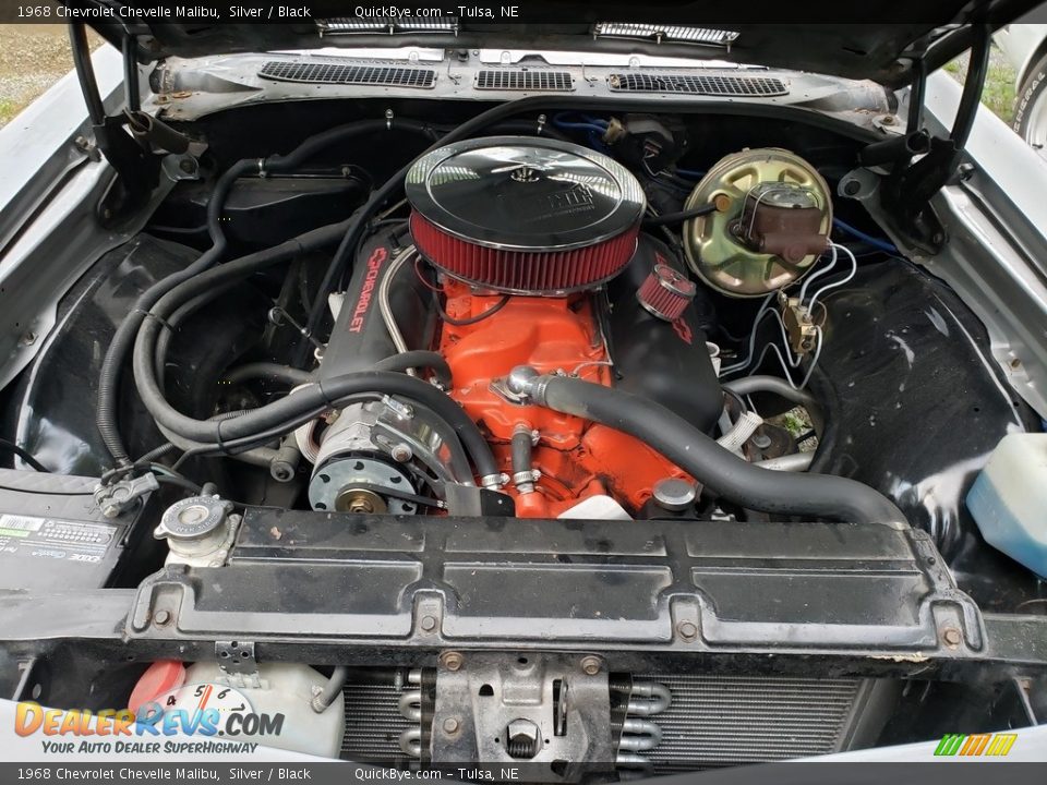 1968 Chevrolet Chevelle Malibu Silver / Black Photo #5