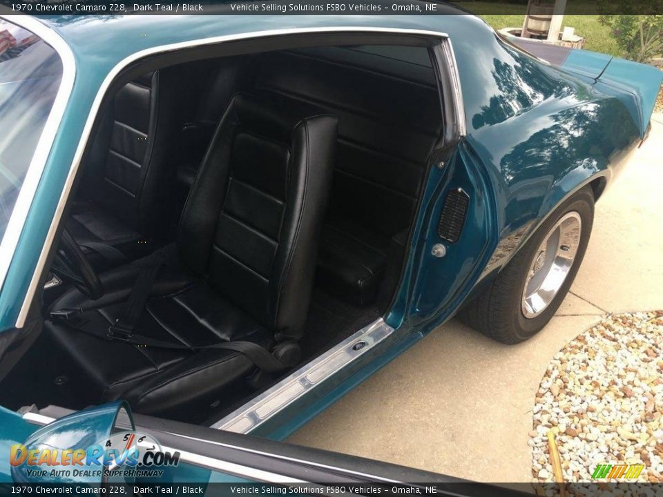 1970 Chevrolet Camaro Z28 Dark Teal / Black Photo #4