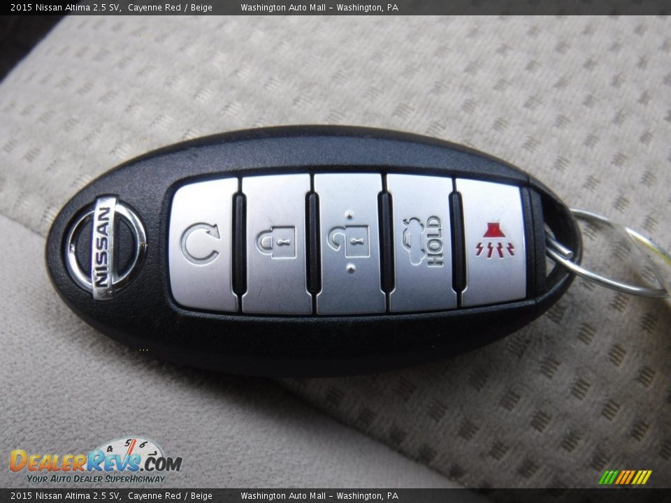 2015 Nissan Altima 2.5 SV Cayenne Red / Beige Photo #25