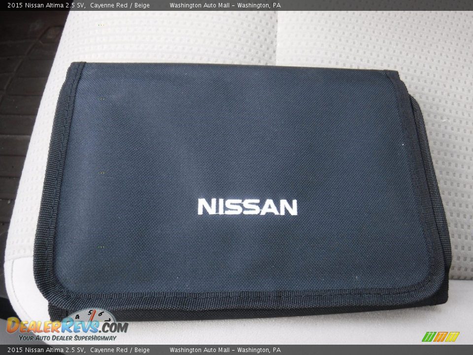 2015 Nissan Altima 2.5 SV Cayenne Red / Beige Photo #26