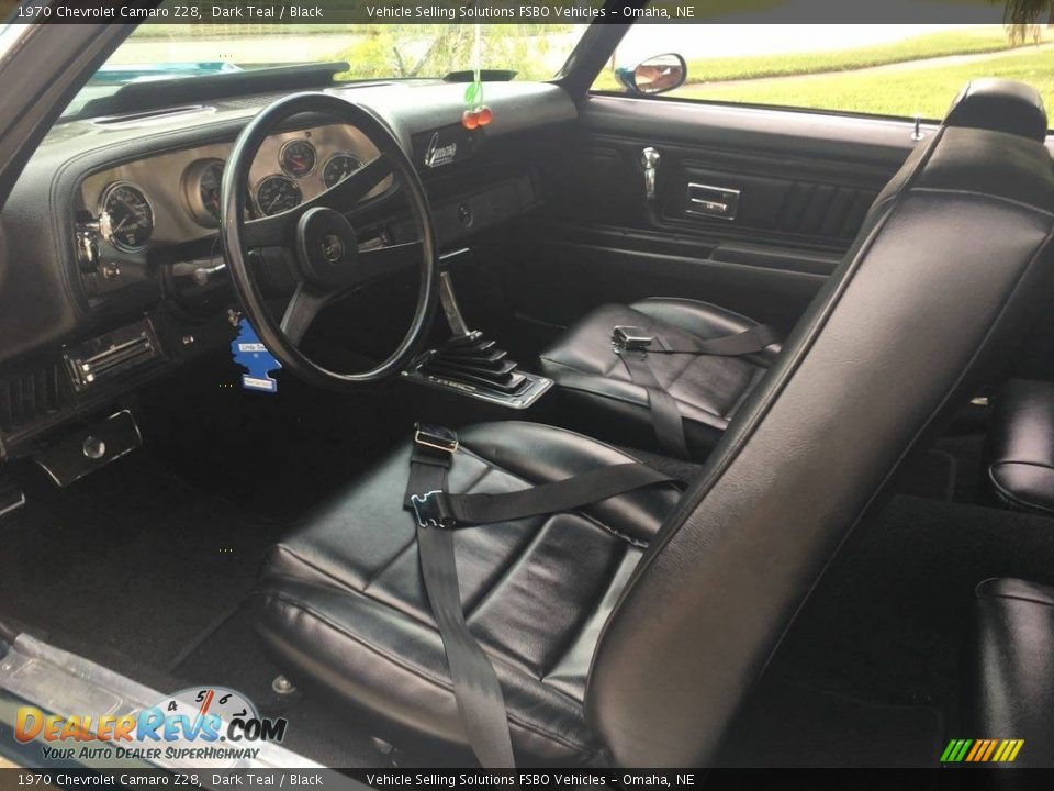 Black Interior - 1970 Chevrolet Camaro Z28 Photo #6