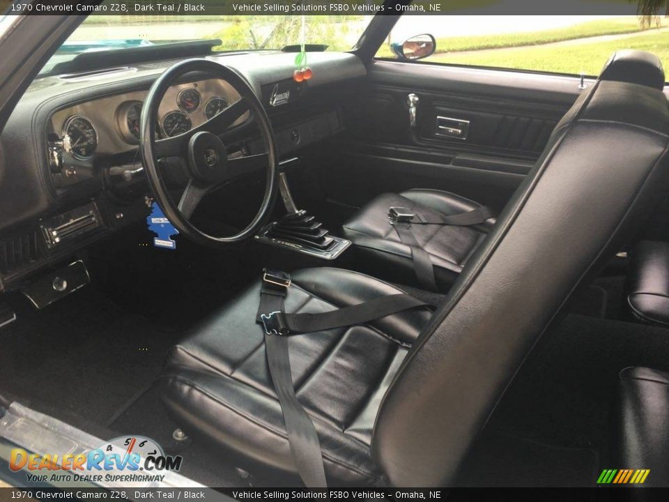 Black Interior - 1970 Chevrolet Camaro Z28 Photo #6