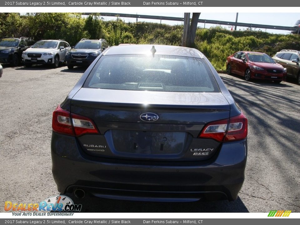 2017 Subaru Legacy 2.5i Limited Carbide Gray Metallic / Slate Black Photo #6