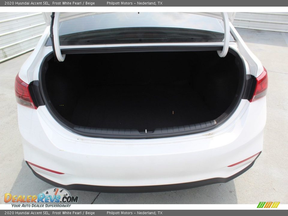2020 Hyundai Accent SEL Frost White Pearl / Beige Photo #23