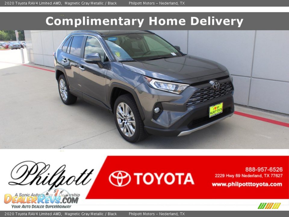 2020 Toyota RAV4 Limited AWD Magnetic Gray Metallic / Black Photo #1