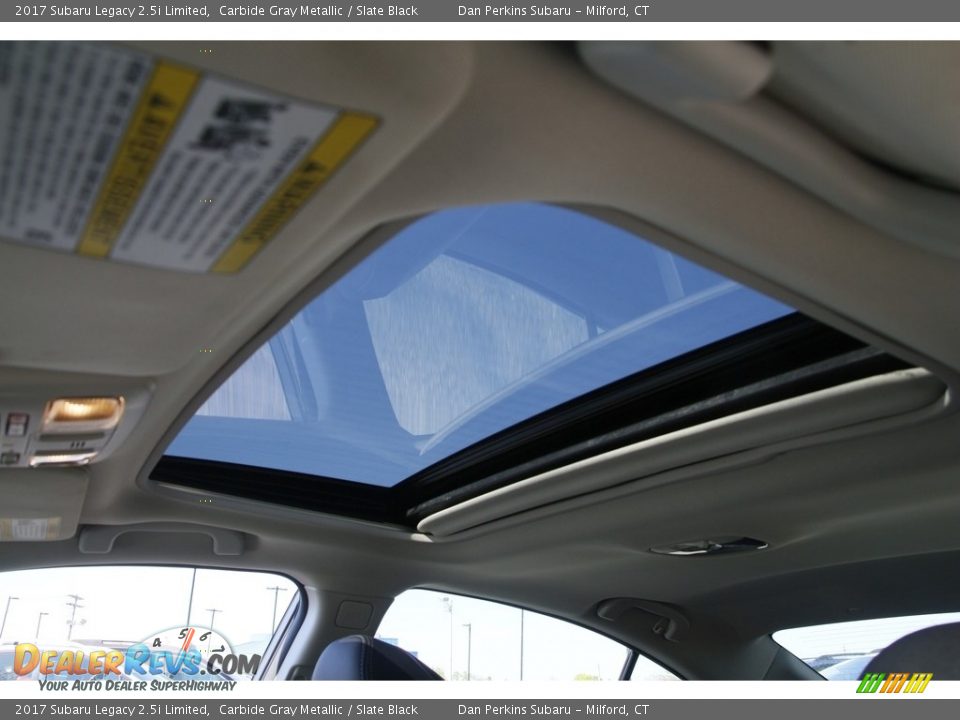 2017 Subaru Legacy 2.5i Limited Carbide Gray Metallic / Slate Black Photo #11