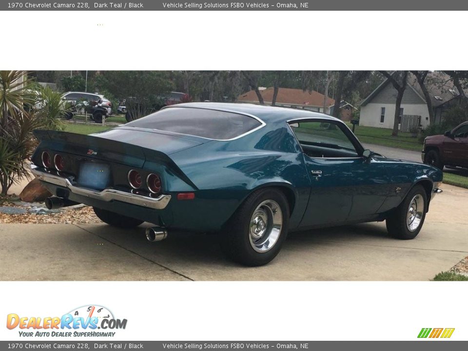 1970 Chevrolet Camaro Z28 Dark Teal / Black Photo #15