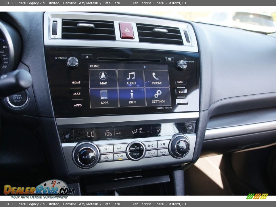 2017 Subaru Legacy 2.5i Limited Carbide Gray Metallic / Slate Black Photo #19