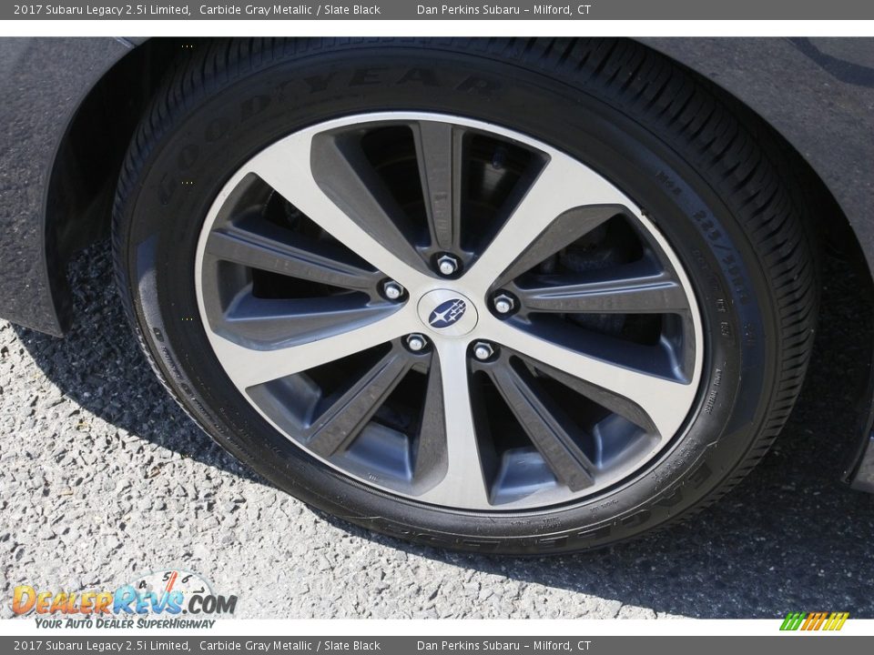 2017 Subaru Legacy 2.5i Limited Carbide Gray Metallic / Slate Black Photo #22