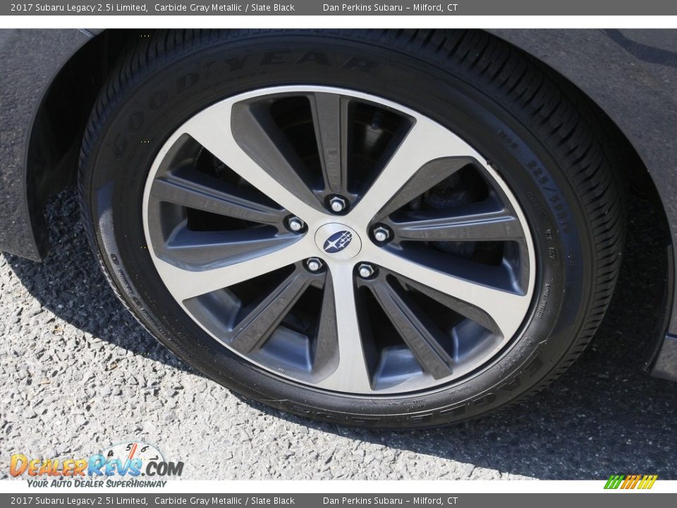 2017 Subaru Legacy 2.5i Limited Carbide Gray Metallic / Slate Black Photo #23