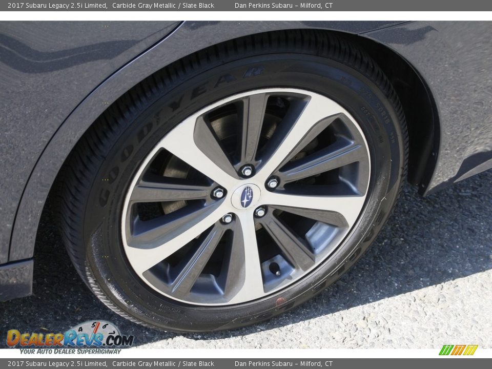 2017 Subaru Legacy 2.5i Limited Carbide Gray Metallic / Slate Black Photo #24