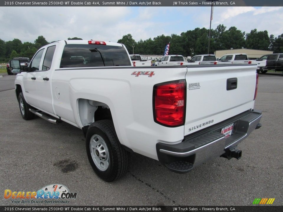 2016 Chevrolet Silverado 2500HD WT Double Cab 4x4 Summit White / Dark Ash/Jet Black Photo #3