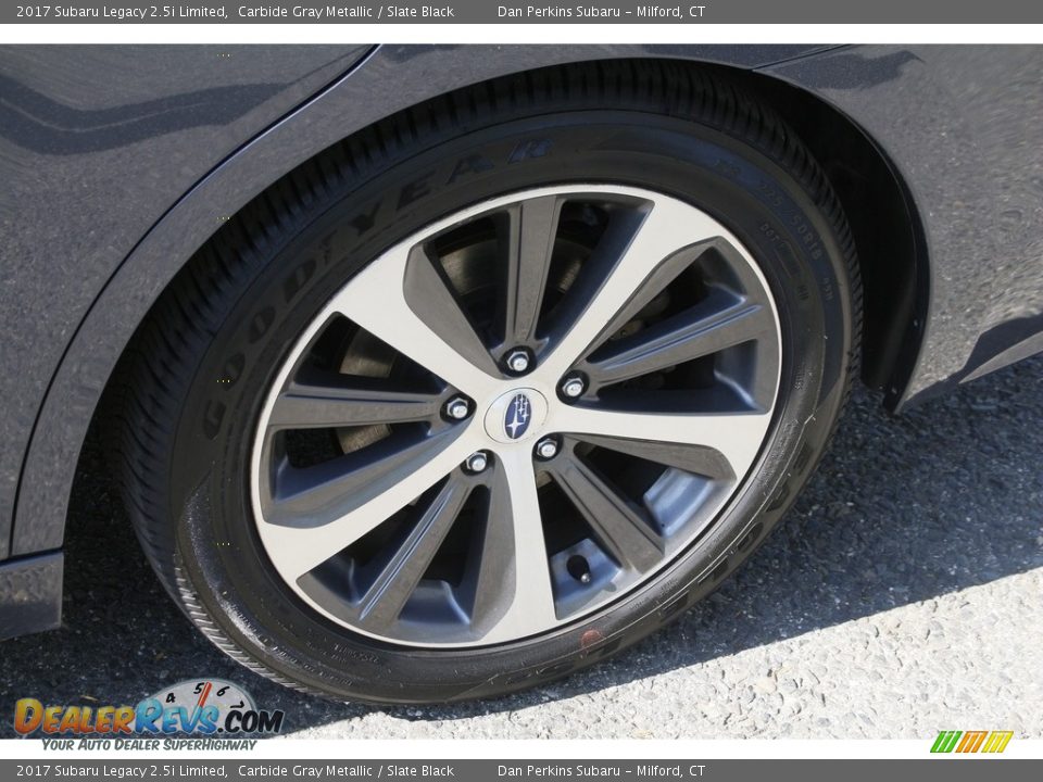 2017 Subaru Legacy 2.5i Limited Carbide Gray Metallic / Slate Black Photo #25