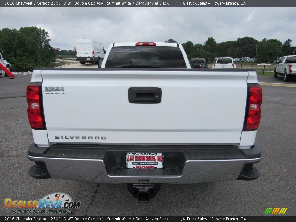 2016 Chevrolet Silverado 2500HD WT Double Cab 4x4 Summit White / Dark Ash/Jet Black Photo #4