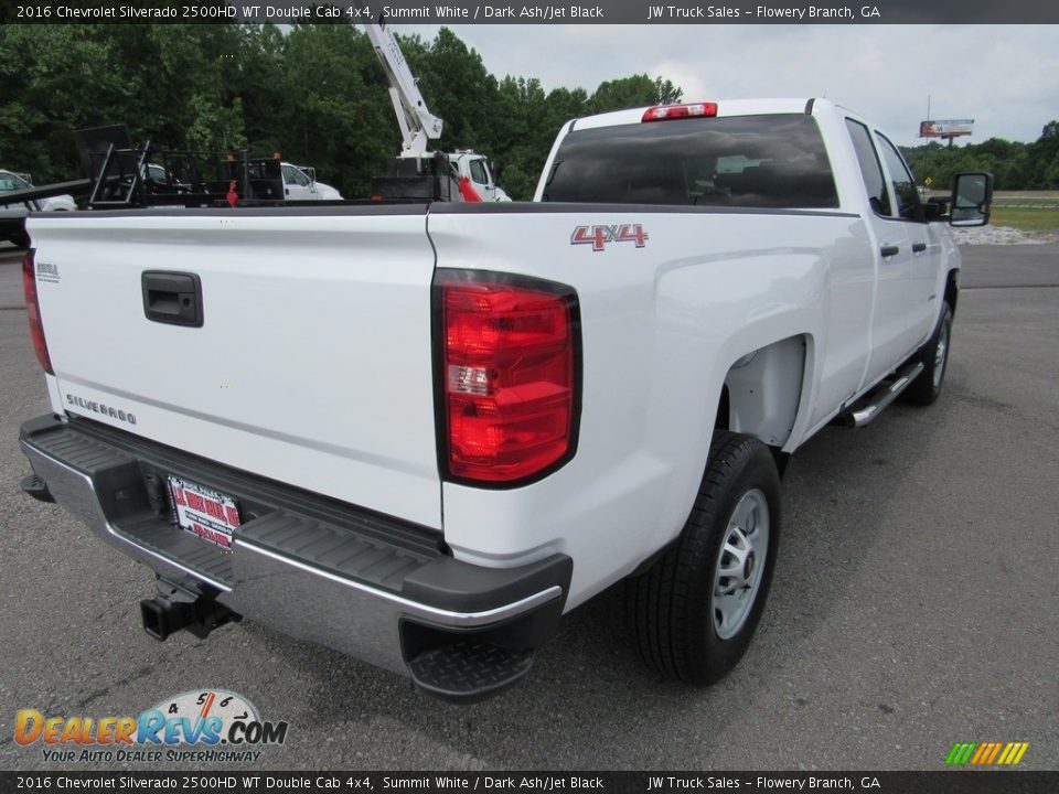 2016 Chevrolet Silverado 2500HD WT Double Cab 4x4 Summit White / Dark Ash/Jet Black Photo #5