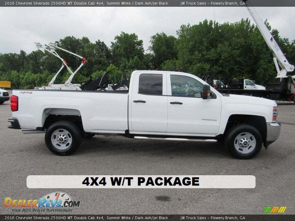 2016 Chevrolet Silverado 2500HD WT Double Cab 4x4 Summit White / Dark Ash/Jet Black Photo #6