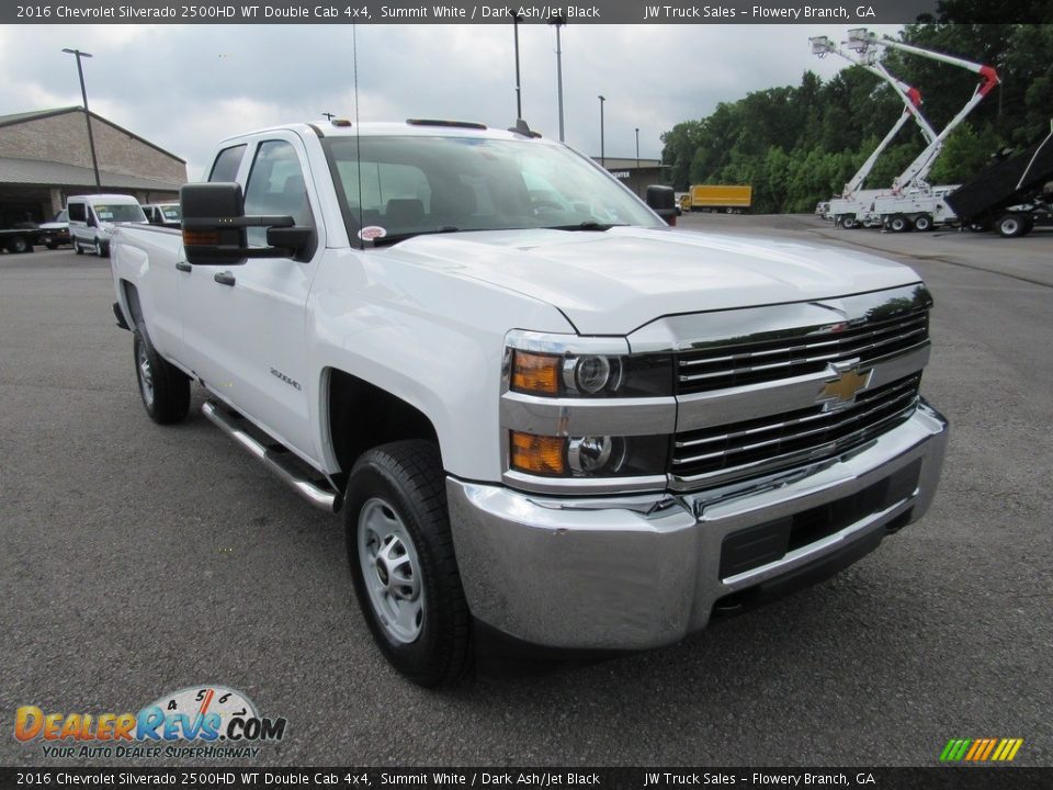 2016 Chevrolet Silverado 2500HD WT Double Cab 4x4 Summit White / Dark Ash/Jet Black Photo #7