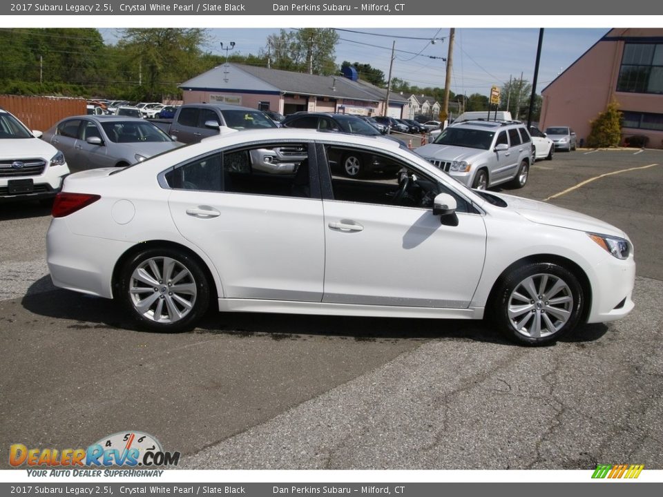 2017 Subaru Legacy 2.5i Crystal White Pearl / Slate Black Photo #4