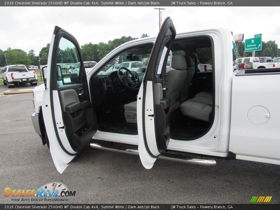 2016 Chevrolet Silverado 2500HD WT Double Cab 4x4 Summit White / Dark Ash/Jet Black Photo #13