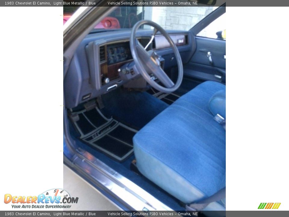Front Seat of 1983 Chevrolet El Camino  Photo #8