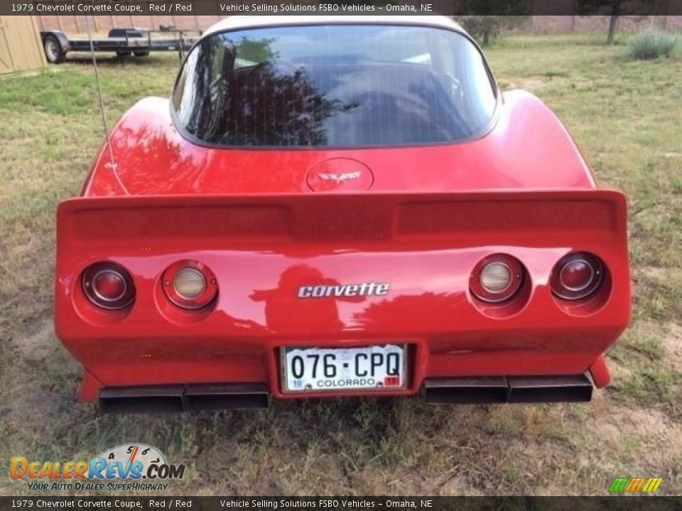 1979 Chevrolet Corvette Coupe Red / Red Photo #7