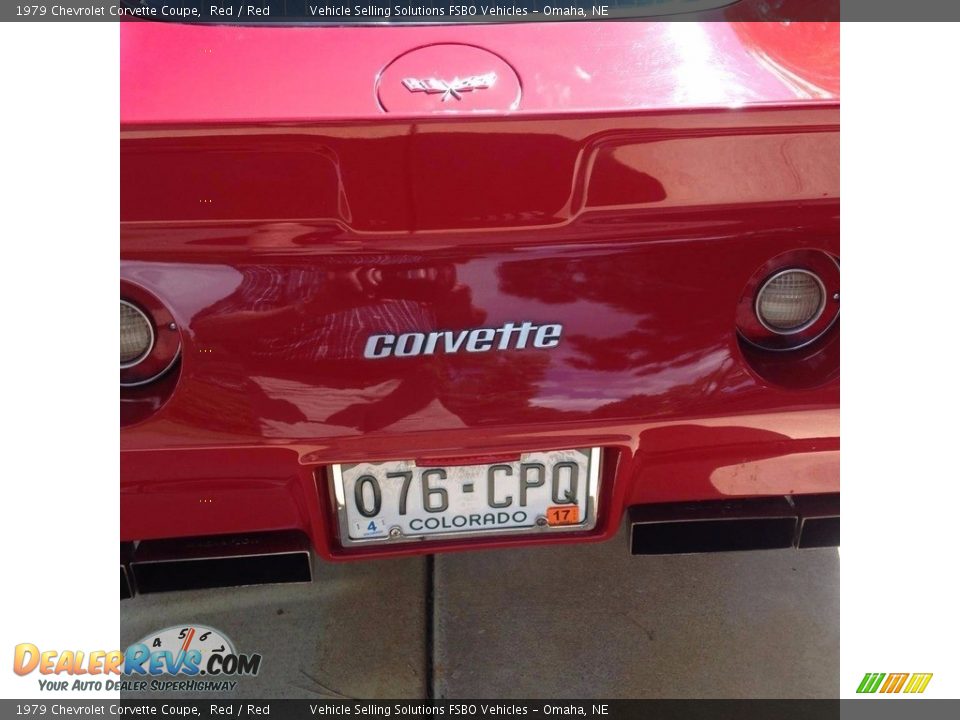 1979 Chevrolet Corvette Coupe Red / Red Photo #11