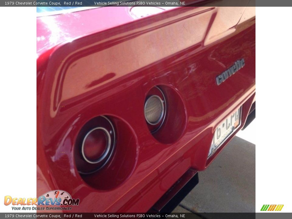 1979 Chevrolet Corvette Coupe Red / Red Photo #12