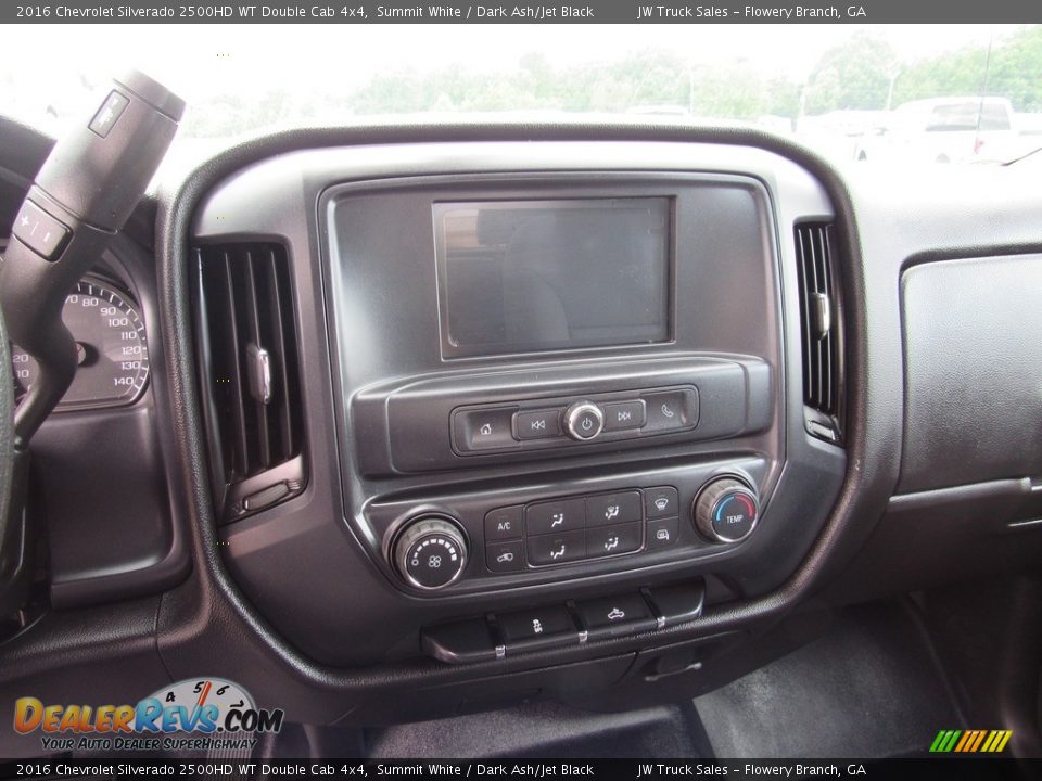 2016 Chevrolet Silverado 2500HD WT Double Cab 4x4 Summit White / Dark Ash/Jet Black Photo #27