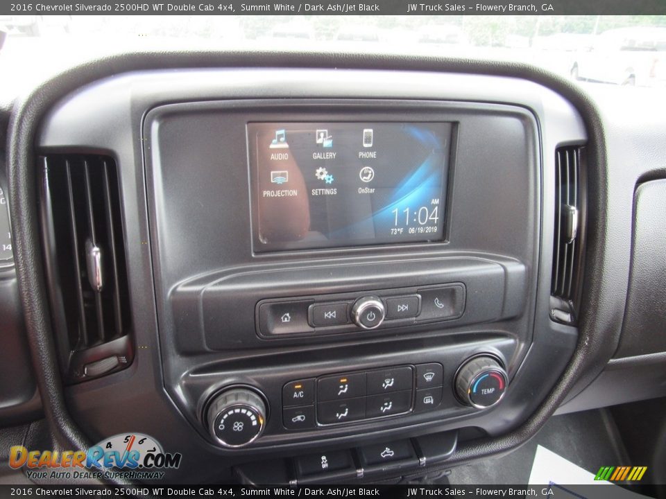 Controls of 2016 Chevrolet Silverado 2500HD WT Double Cab 4x4 Photo #28