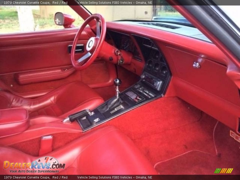 1979 Chevrolet Corvette Coupe Red / Red Photo #20