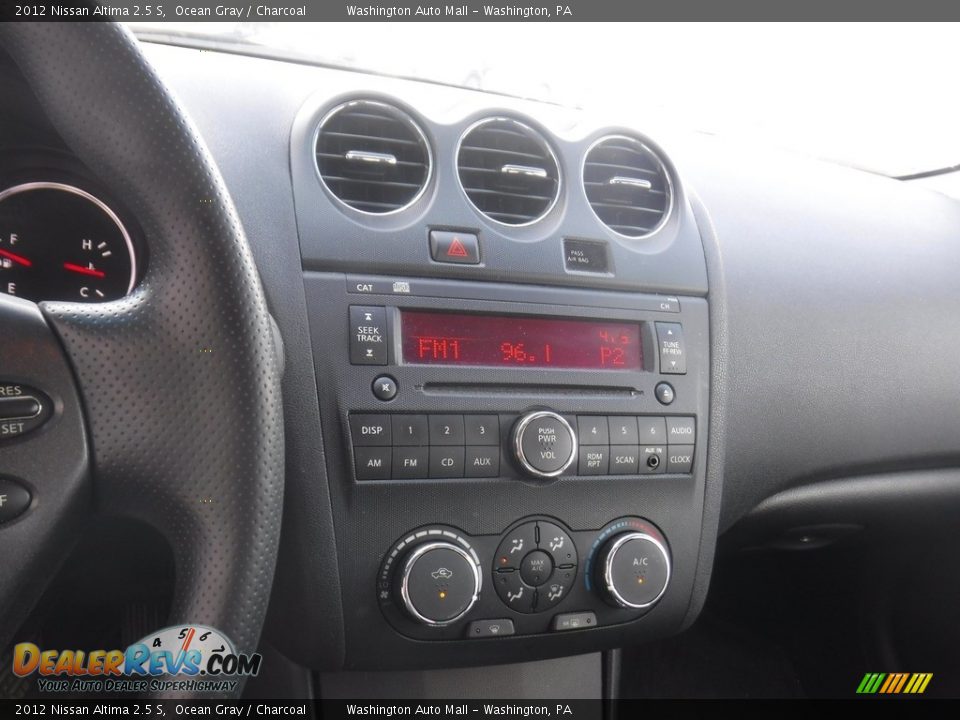 2012 Nissan Altima 2.5 S Ocean Gray / Charcoal Photo #16
