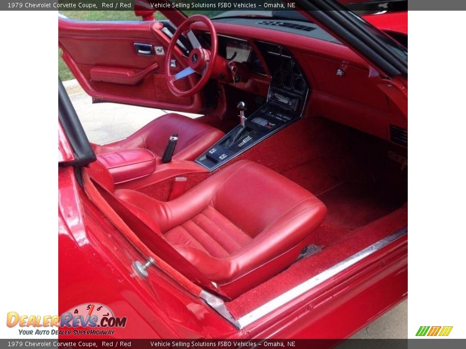 1979 Chevrolet Corvette Coupe Red / Red Photo #21