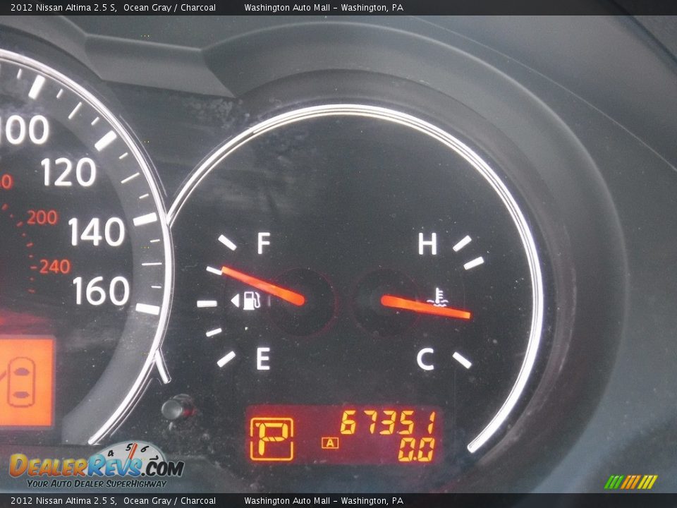 2012 Nissan Altima 2.5 S Ocean Gray / Charcoal Photo #25