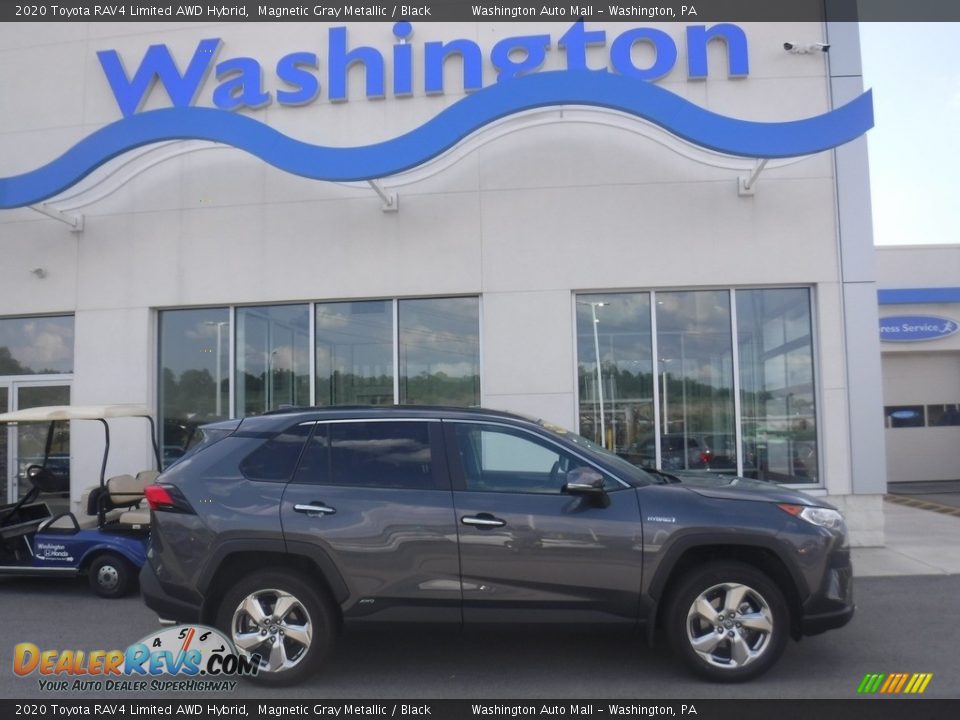 2020 Toyota RAV4 Limited AWD Hybrid Magnetic Gray Metallic / Black Photo #2